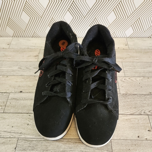 Heelys Voyager Wheeled Shoe Black & Red Men's Size 8 - Picture 3 of 8